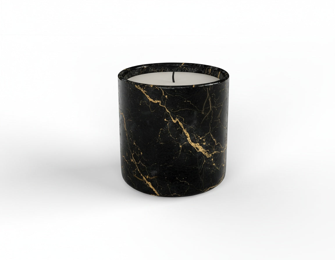 Black Marble pattern premium candle
