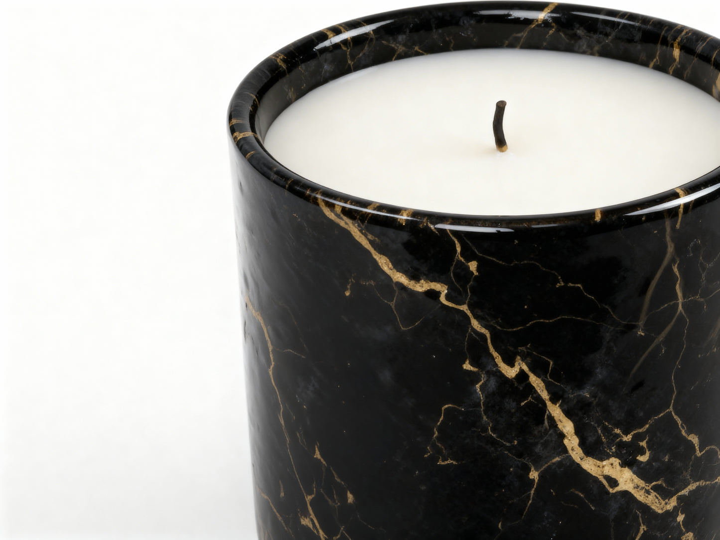 Black Marble pattern premium candle